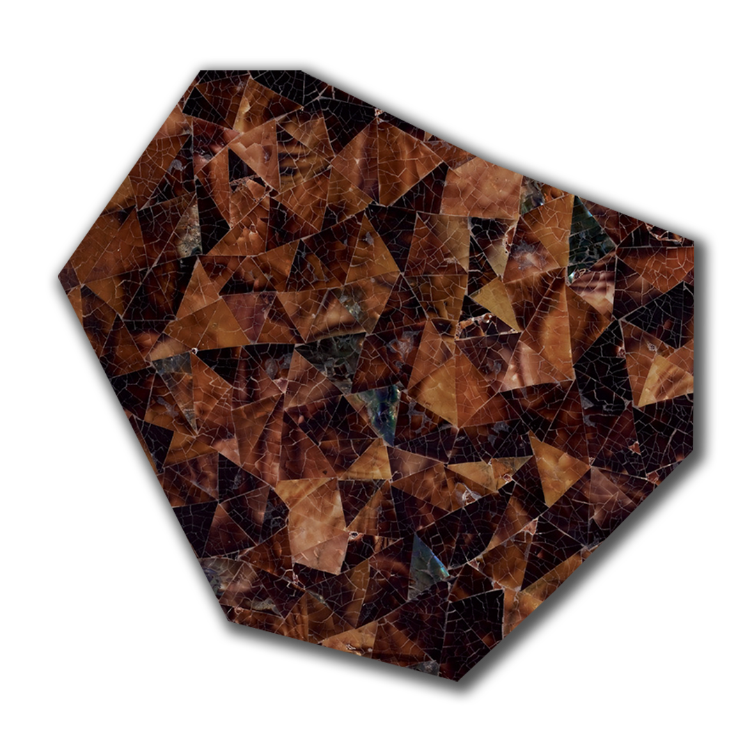 Brown mother of pearl